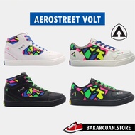 PUTIH HITAM Aerostreet Hoops Volt White / Hoops Volt Black Neon / Aerostreet Volt Black Low / Aerost