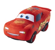 Mattel Disney and Pixar Cars 10-inch Lightning McQueen Talking Plush Toy Car with 10 Sounds