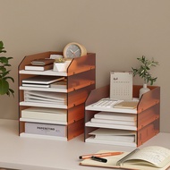 Organizer Desktop File Rack File Storage Box Document File Frame Storage Rack Desktop File Storage R