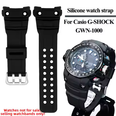 For Casio G-SHOCK 5371 GWN-1000B GWN-1000 Resin silicone watch strap men's sport waterproof rubber w