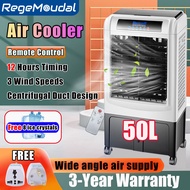 【3 Year Warranty】CHANGHONG 20L/50L Air Cooler With Remote Control  Air Conditioning Fan Portable Air Conditioner Movable Air Cooling Fan Air Cooler Aircond- COD