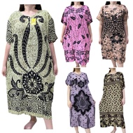 BATIK DRESS XL WOMEN / BAJU BATIK DRESS FREE SIZE