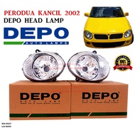 Depo Perodua Kancil 02 03 Year 2002 Head Lamp ( Round Sharp ) // HEAD LAMP ( ROUND SHAPE )( DEPO ) (