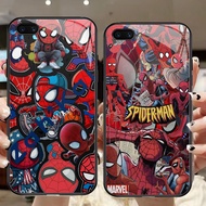 G-107 Spider-man HD Glass Casing for OPPO A5 A3S A12E Realme C1 C2 C2s