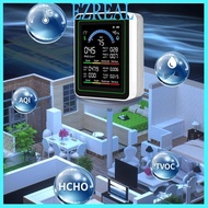 EZR Air Quality Monitors Indoor PPM2 5 PM10 CO2 CO TVOC HCHO Humidity Temperature Detectors Large Di