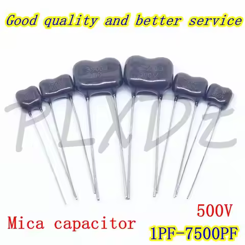 5pcs precision mica capacitor 500V 5% 100PF 101 24PF 27PF 30PF 33PF 36PF 39PF 43PF 47PF 51PF 56PF 62