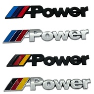 Sesuai untuk BMW Ekor Lambang Logam Pelekat Kereta X1 X5 X6 Fender Emblem Pengubahsuaian M-power Sid