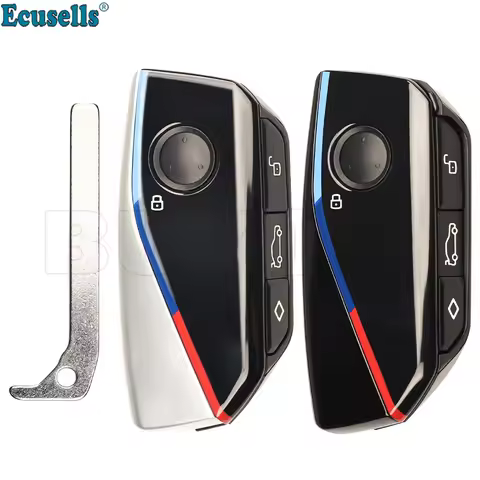 Ecusells Replacement Car Remote Key Shell Fob Housing Case For BMW I7 X7 G07 LCI IX I20 X1 U11 7 Ser