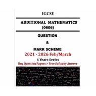 IGCSE ADDITIONAL MATHEMATICS  PAST EXAM PAPERS 1,2