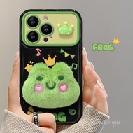 Suitable for IPhone 11 12 Pro Max X XR XS Max SE 7 Plus 8 Plus IPhone 13 Pro Max IPhone 14 15 Pro Max Phone Case Lovely Frog Prince Loopy Flurry Accessories Interesting Design