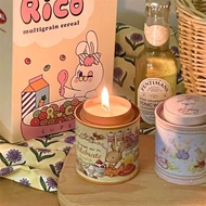 God's Run Retro Tin Can Bunny Scented Candle Birthday Proposal Anniversary Souvenir 2025.12.23