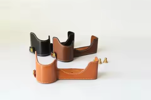 Pu Leather Half Body Video Camera Case Bag For Sony A7R A7S A7K A7R Mark 1 A7II A7 II A7R Mark 2 Cov