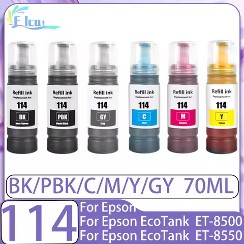For Epson 114 ink T114 Ink Dye ink Compatible For Epson T114 114 ink For Epson Ecotank ET-8500 ET-85