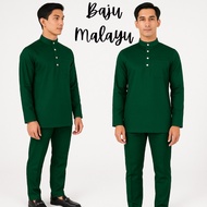 😍👌Baju Melayu Lelaki Moden | Como Crepe | Slim Fit | 3 Butang | Raya 2025 ✅