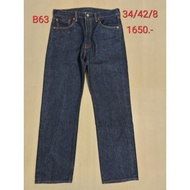 Levi Jeans 2nd Hand Same Condition Levi's 501-0000 Calico 34/43/8 Waist (B63)