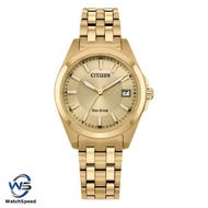 Citizen Peyten EO1222-50P Champagne Dial Gold Womens SS Bracelet Watch