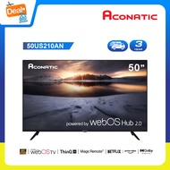 Aconatic LED WebOS TV (WEE 2.0 ) 4K UHD HDR Smart TV สมาร์ททีวี ขนาด 50 นิ้ว รุ่น 50US210AN (รับประก