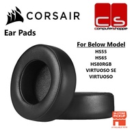 Corsair Headset Ear Pads Replacement - Set of 2 - Black (HS50/HS55/HS60/HS65/HS80RGB/VIRTUOSO SE/VIR