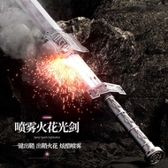 Spray Spark Lightsaber Children's Toys Flint Sword Samurai Sword Boy's Sword Luminous Toy Sword Blaz