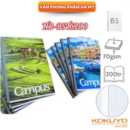 Campus Student Notebook B5 NB-BS200 Horizontal Oly Notebook 200 Landscape Pages - B5 Size