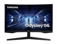 先問貨況(附發票)三星 SAMSUNG 27吋 1000R Odyssey G5 曲面電競顯示器 C27G55TQWC