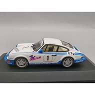 [Ready Stock] Loose Bag Mini Cut 1/43 Porsche 911 Racing Version No. 1 Car Rotating Rear Wheel Can O