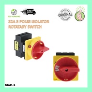 GLS 32A 3 Poles Isolator Rotatary Switch C/W
