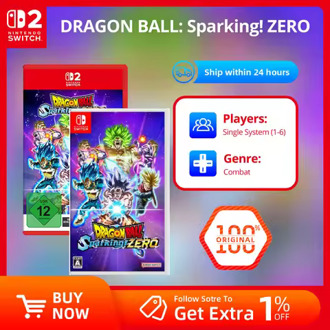 Nintendo Switch 2 Game Deals - DRAGON BALL Sparking! ZERO - for NS1/ NS2 Games Cartridge Physical Ca