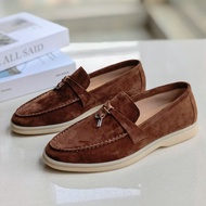 LP Loafers - Genuine Leather, Comfortable White Sole, Casual Shoes for Women