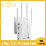 [TopFashion] WiFi6 3000Mbps WiFi Extender Dual Band 2.4Ghz 5GHz Wireless Repeater WiFi 6 Amplifier S