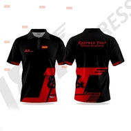 Parama | Original Jnt Express Jersey Full Print Cool J&t Package Courier Driver Clothing