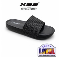 XES BSLCJT480 Ladies Woven Whisper slide sandal ( Black / Pink  )