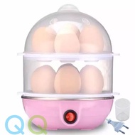 QQ Double Layer Multi-function Rapid Electric Egg Cooker Boiler Food Steamer