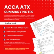 ACCA ATX (MYS) NOTES🌟