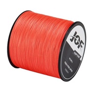 JOF 8เกลียวถัก PE ตกปลาสาย1000เมตร500เมตร300M 20-100LB M Multiเส้นใยเรียบสายตกปลาสำหรับเหยื่อตกปลาคา