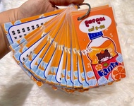 สูตรคูณจิ๋ว แม่ 2-25 สูตรคูณพกพา ขนาด กว้าง 6 ซม ยาว 10.5 ซม (เลือกแบบแจ้งได้เลยค่ะ)