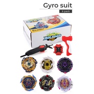 Puashati 6PCS Superking Layer Beyblade Burst Toys Set With Launcher Metal Fight Kid's Gift 163 164 167 168 169 00-169