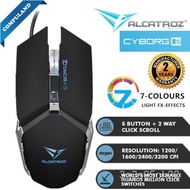 Alcatroz Cyborg C2 5-Buttons USB Gaming Mouse rsNh