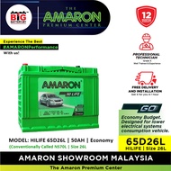 [Professional Replacement] 65D26L | NS70L | AMARON HILIFE | Harrier Camry Alphard Estima Vellfire | 