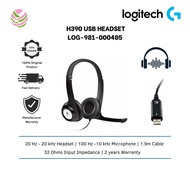 Logitech H390 USB Computer Headset (Graphite 981-000485)