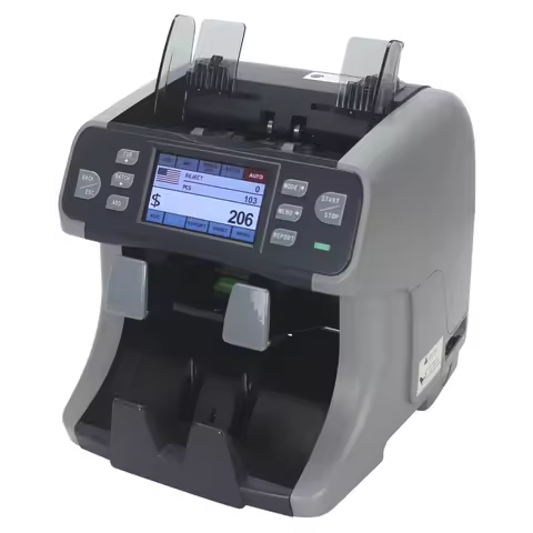 Hot Sales Touch Panel Screen Mixed Total Value Amount Counter Fake Notes Discriminator Bill Notes Co