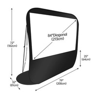 ITFIT EX34 84吋便攜式投影布幕