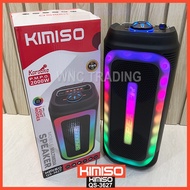 KIMISO Speaker QS-3627/3628/3629/3630 Wireless Portable Bluetooth Speaker With Full panel RGB light 