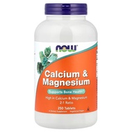 Now Foods Calcium & Magnesium 250 Tablets