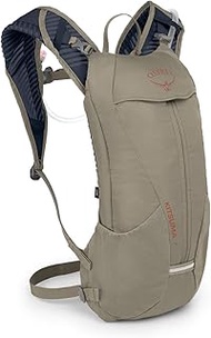 Osprey Kitsuma 7L Women's Biking Backpack with Hydraulics Reservoir, Sawdust Tan, One Size