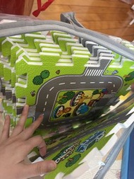 兒童爬行墊 交通城市主題 軟墊