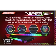Pc RAM VIPER STEEL RGB DDR4 KIT 16GB / 32GB BUS 3200 PATRIOT - Genuine Product
