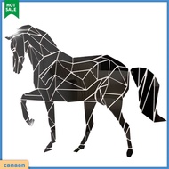 canaan|  Glossy Acrylic Sticker Self-adhesive Acrylic DIY Mirror Horse Stickers Home Decor