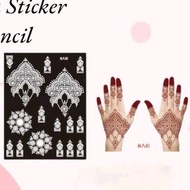 Henna Sticker  Exclusive (For Both Hand) Sticker Inai Pengantin Design