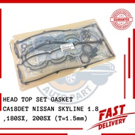 T2 HEAD TOP SET GASKET CA18DET NISSAN  SKYLINE 1.8 ,180SX, 200SX (T=1.5mm)